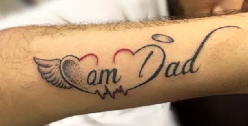 Mom Dad Tattoo On Hand, Mom And Dad Hand Tattoo 1