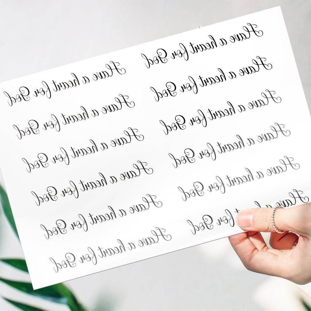 Custom Tattoos Personalized Text Temporary Tattoos for Men Quotes Idea | Custom Face Stickers