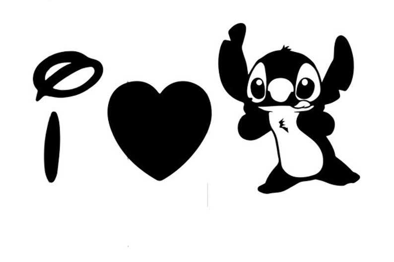 Stitch and Angel SVG -  Sweden