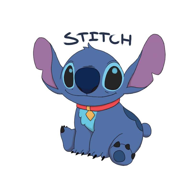 Baby Angel Disney Stitch Logo SVG, Baby Stitch Shower SVG