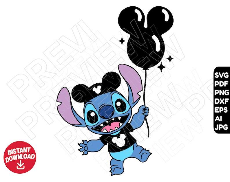 Jumba Lilo And Stitch 042 Svg Dxf Eps Pdf Png, Cricut, Cutti - Inspire  Uplift