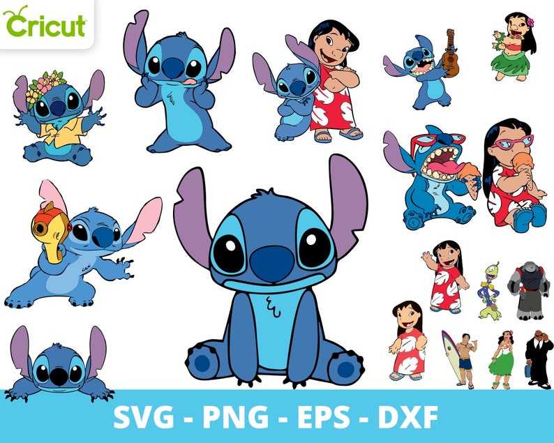 Stitch SVG, Stitch SVG Files for Cricut & Silhouette