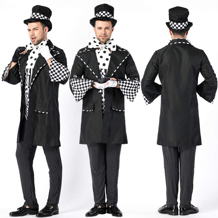 4E's Novelty Mad Hatter Costume Accessory Set for Adult Women Men