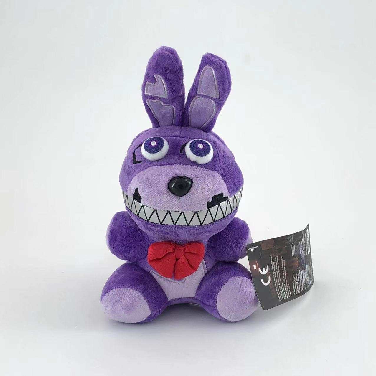 Cute Fnaf Purple Plush Nightmare Bonnie Plush Toys Five Nights At