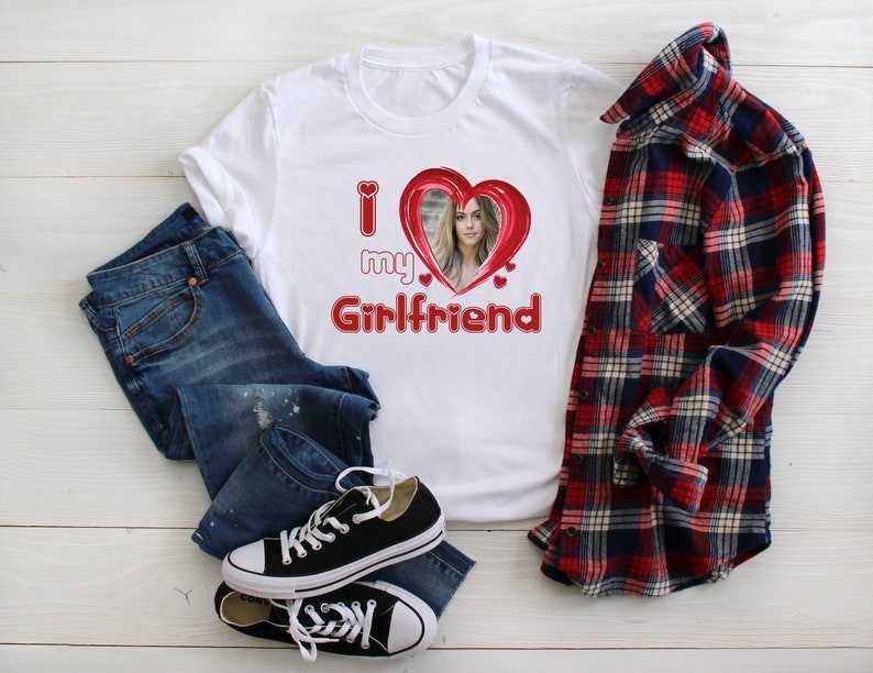 I Love My Girlfriend Shirt, Custom Valentines Day I Love My Girlfriend and  Boyfriend T-Shirt