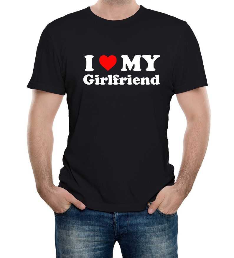 I Love My Girlfriend Shirt Custom Picture,i Love My Girlfriend Custom Photo  Shirt,i Love My Girlfriend Shirt Custom Heart Brown,custom Shirt -   Canada