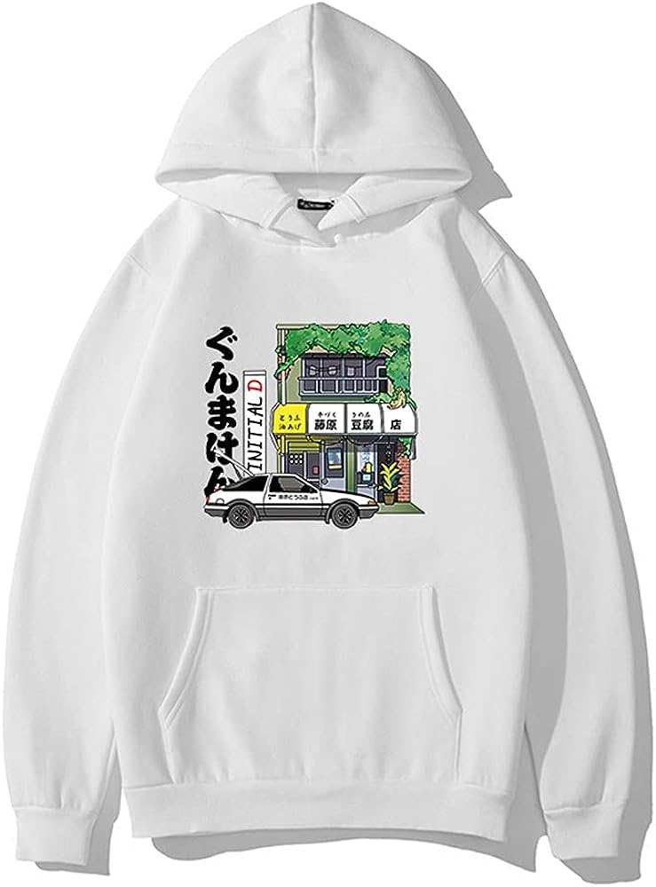 Logo Initial D Anime Manga Drift Race Jdm' Unisex Crewneck