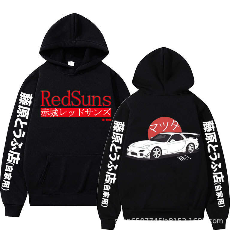 2023 New Initial D Hoodie Akina Downhil Hoodies Anime AE86 Men Women  Sweatshirt Men Hip Hop