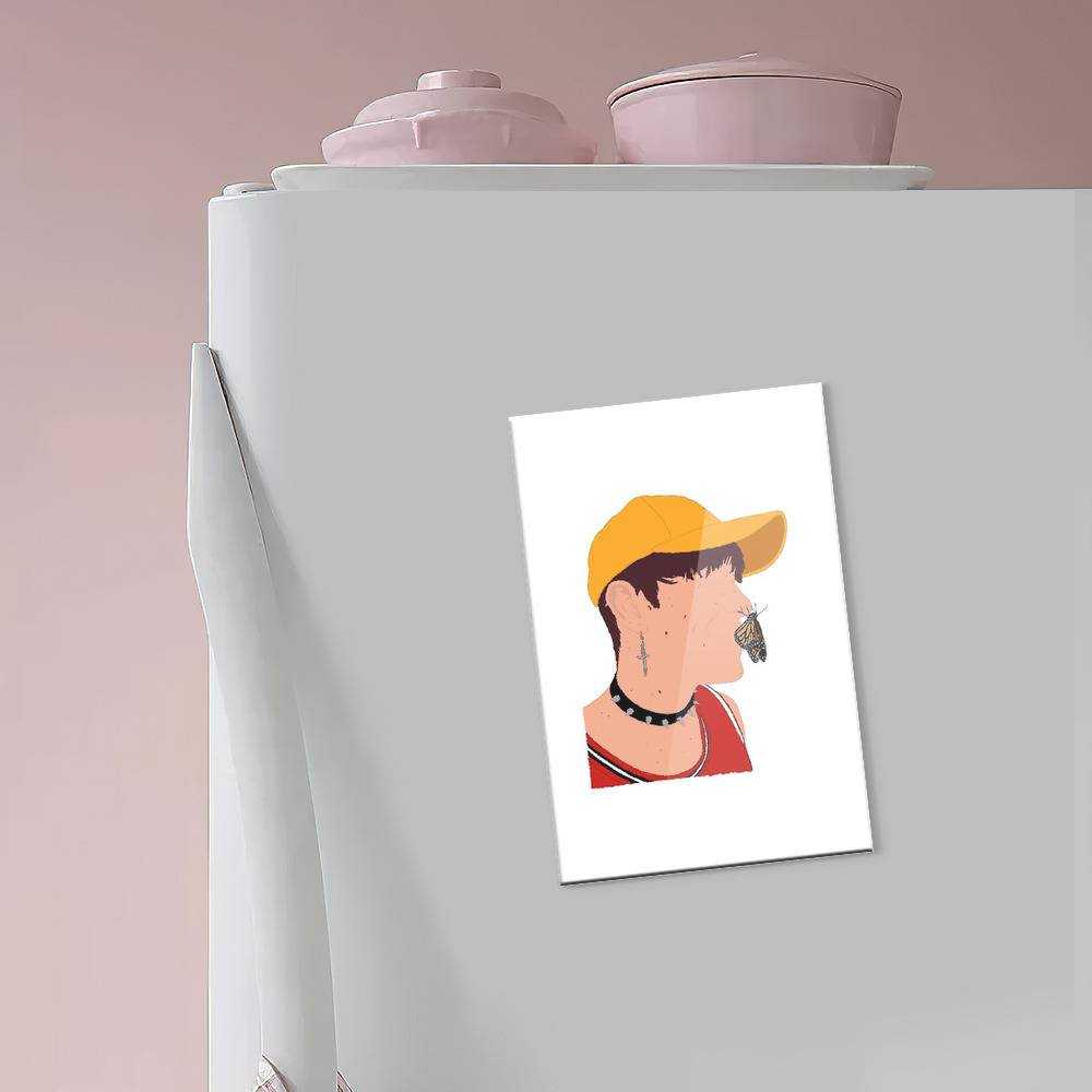 Jake Webber Fridge Magnet Jake Webber & Butterfly Fridge Magnet