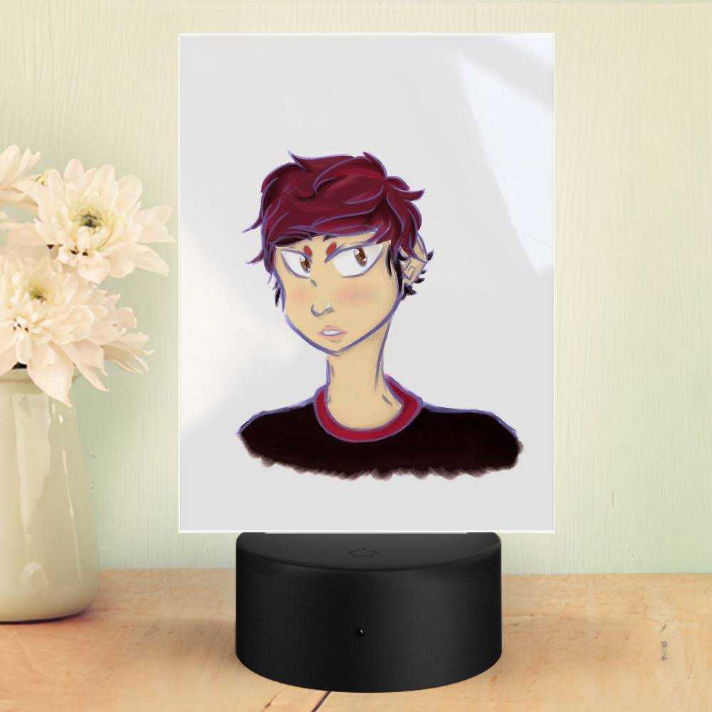 Jake Webber Lamp Jake Webber Art by Jake Webber Lamp with Plastic Base