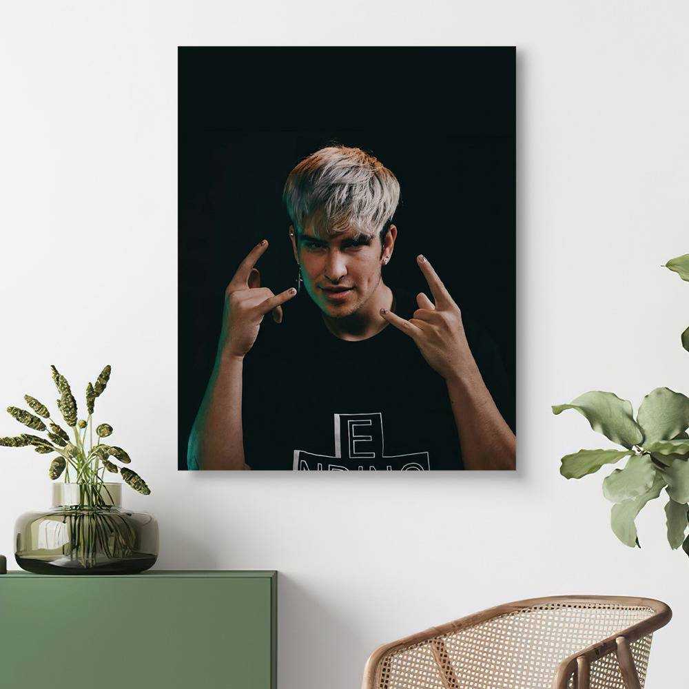 Jake Webber Canvas YouTuber Photo Canvas