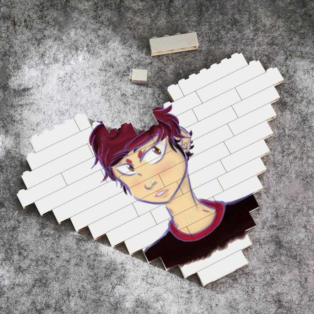 Jake Webber Heart Shape Building Blocks Jake Webber Art Building Blocks