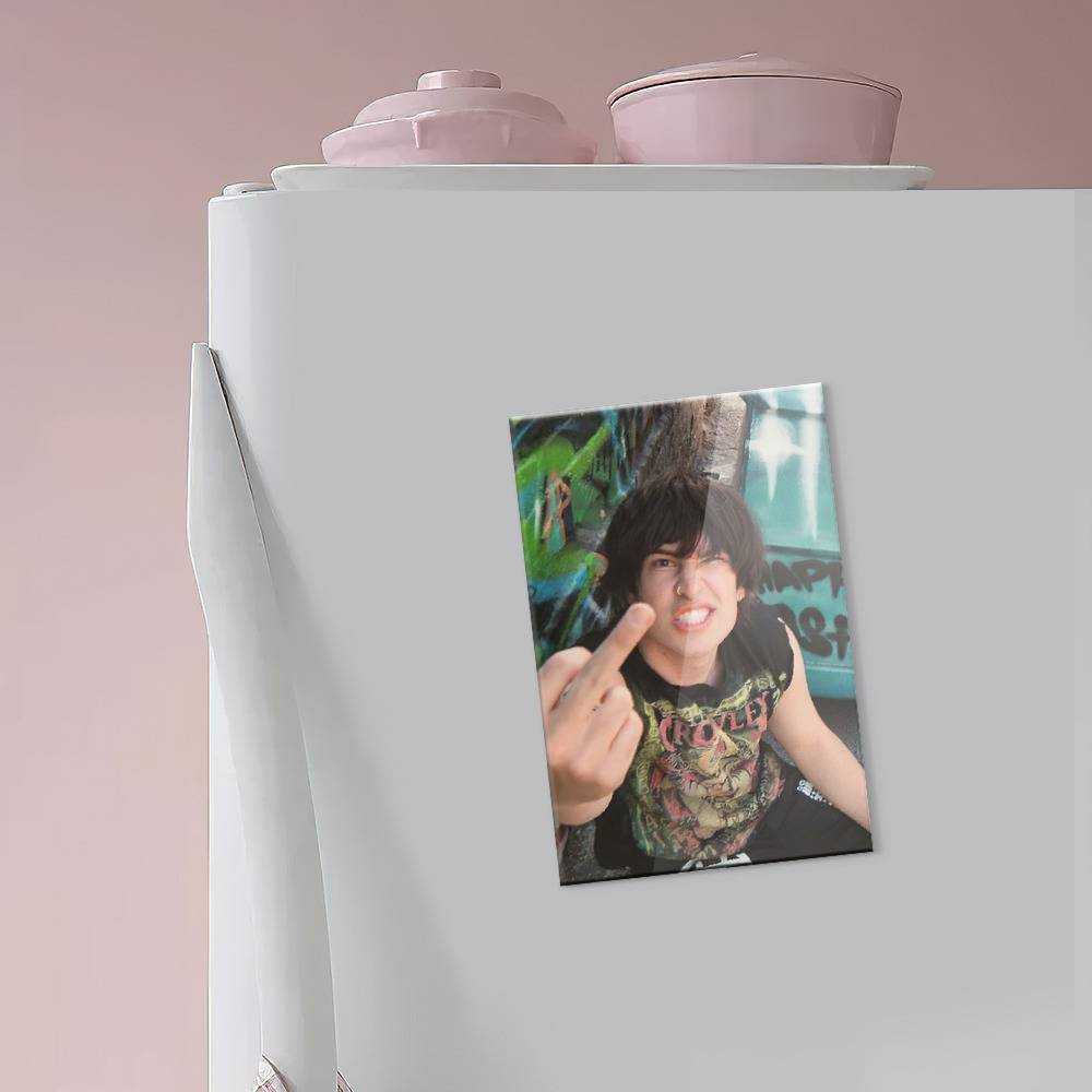 Jake Webber Fridge Magnet Jake Webber Flipping the Bird Fridge Magnet