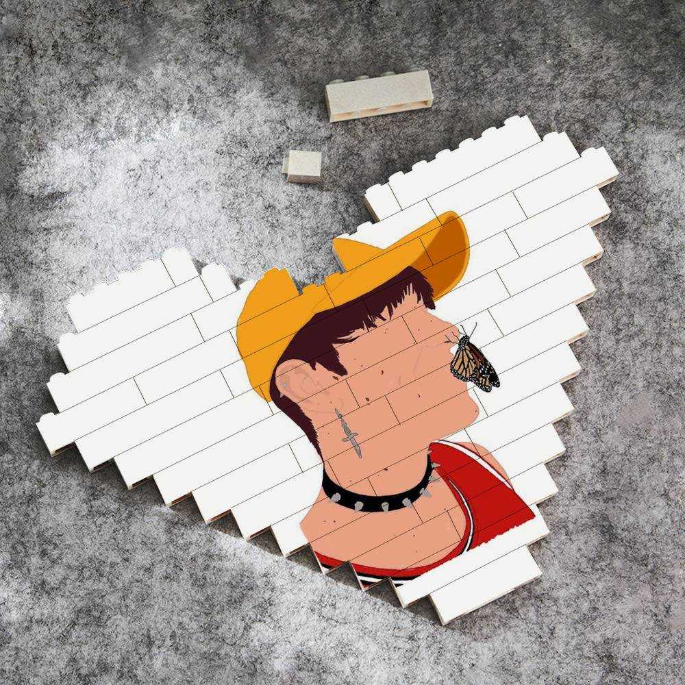 Jake Webber Heart Shape Building Blocks Jake Webber & Butterfly Building Blocks