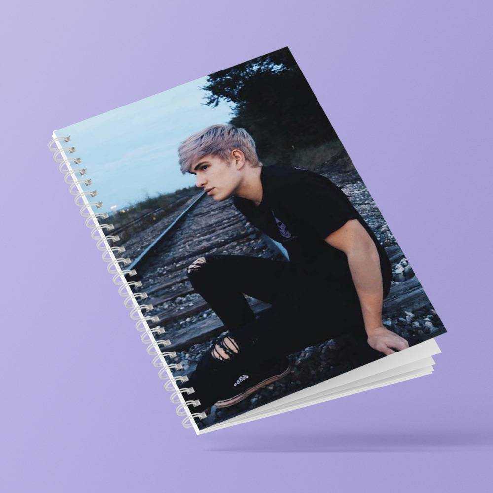 Jake Webber Spiral Bound Notebook Journal Diary Classic Photo Notebook