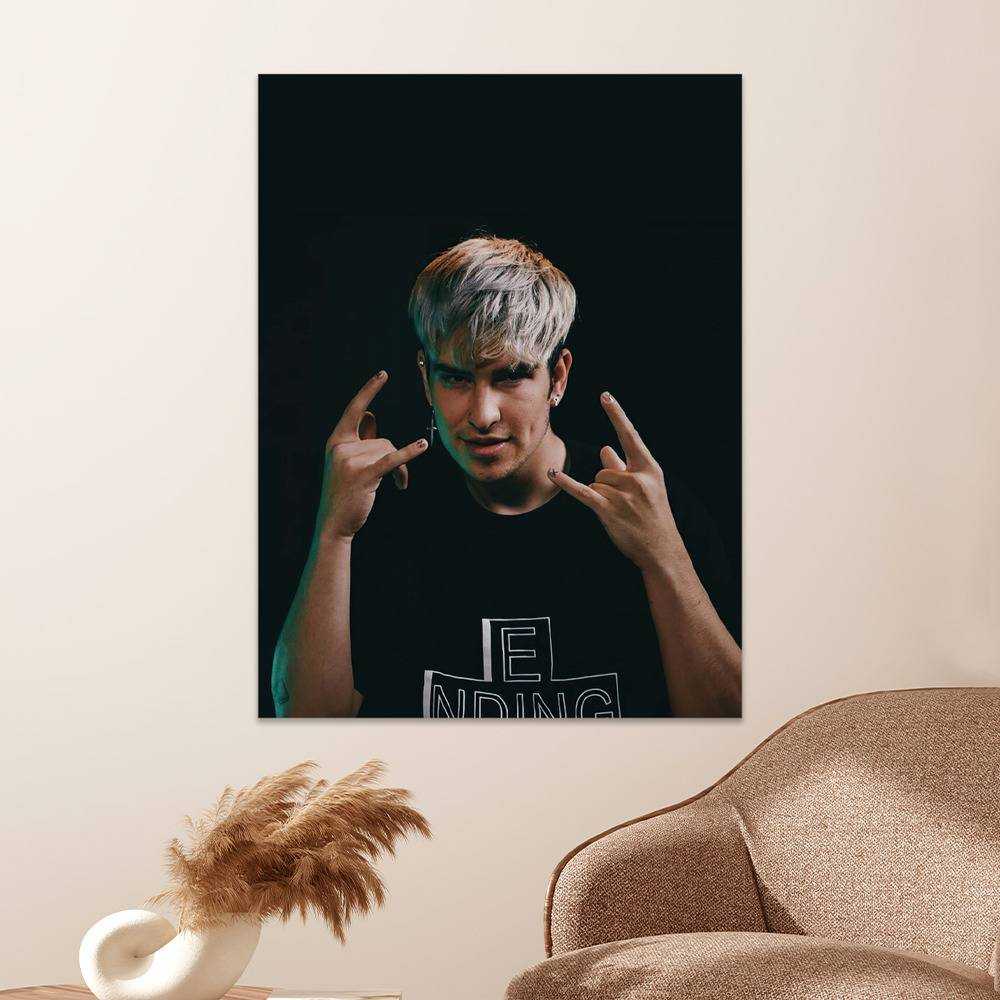 Jake Webber Poster YouTuber Photo Poster Wall Art Sticky Poster
