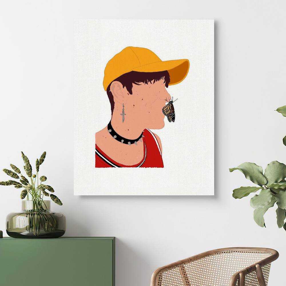 Jake Webber Canvas Jake Webber & Butterfly Canvas