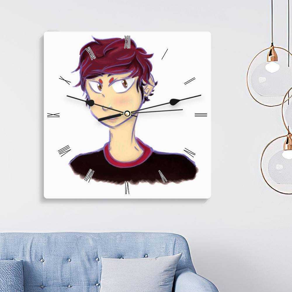 Jake Webber Square Wall Clock Home Decor Wall Clock Gifts for Jake Webber Fans Jake Webber Art Wall Clock