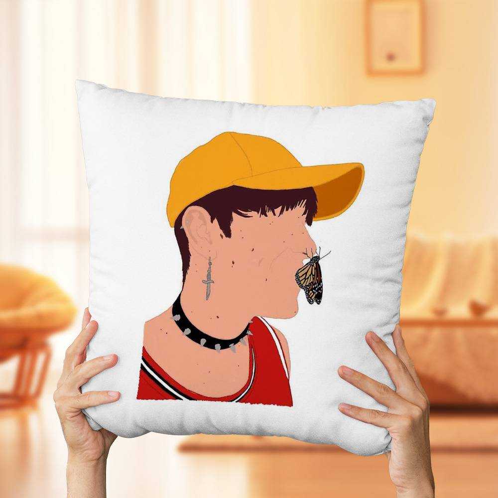 Jake Webber Pillow Jake Webber & Butterfly Pillow