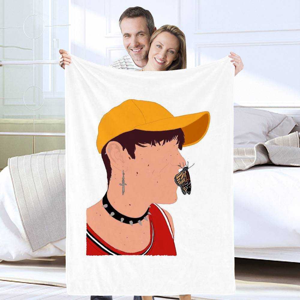 Jake Webber Blanket Jake Webber & Butterfly Blanket