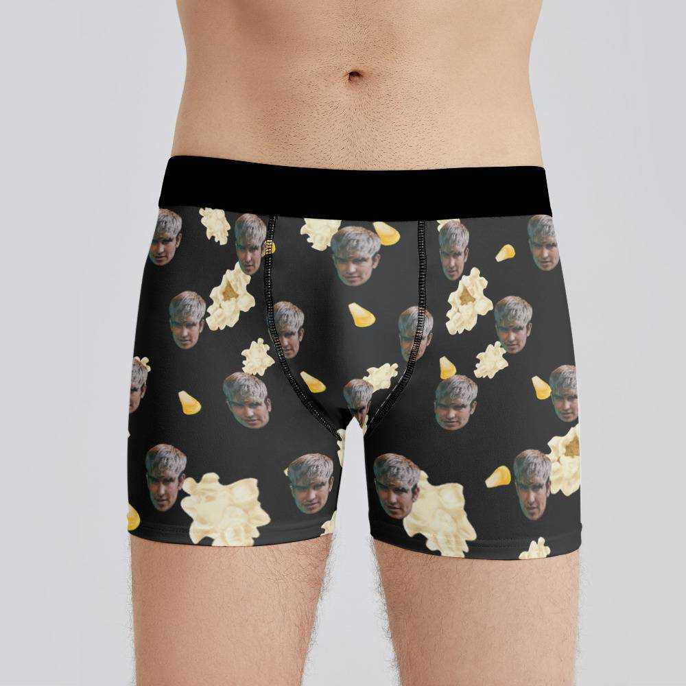 Jake Webber Boxers Custom Photo Boxers Men's Underwear Popcorn