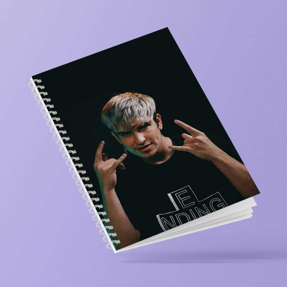 Jake Webber Spiral Bound Notebook Journal Diary YouTuber Photo Notebook