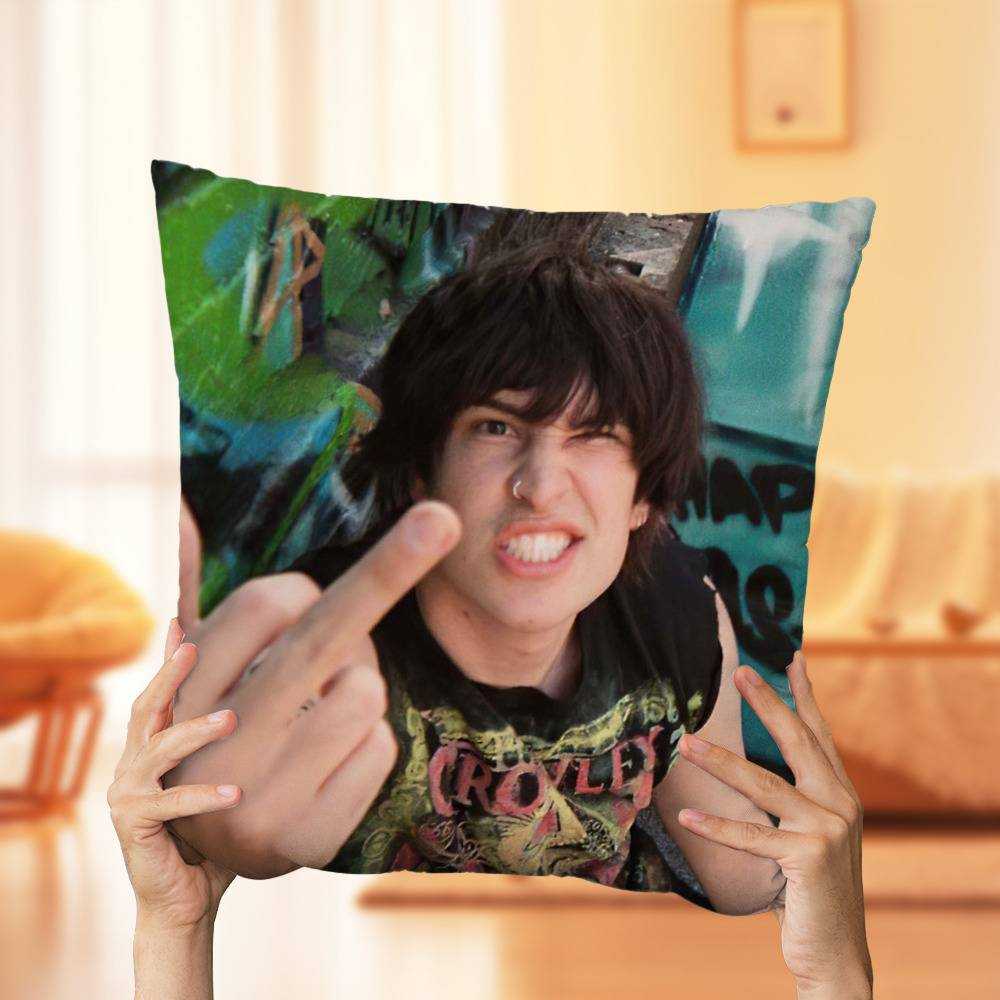 Jake Webber Pillow Jake Webber Flipping the Bird Pillow