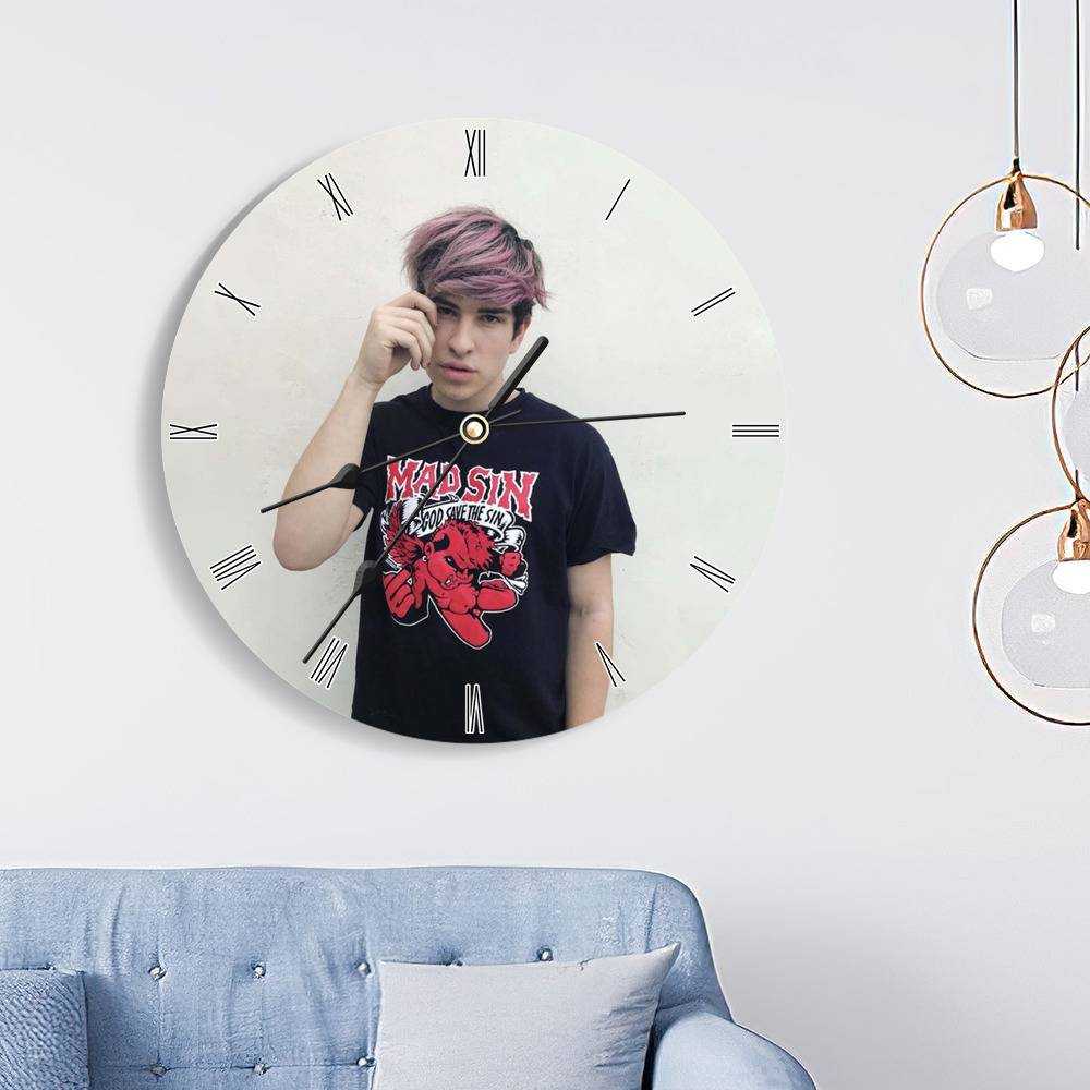 Jake Webber Round Wall Clock Home Decor Wall Clock Gifts for Jake Webber Fans Jake Webber Classic Wall Clock