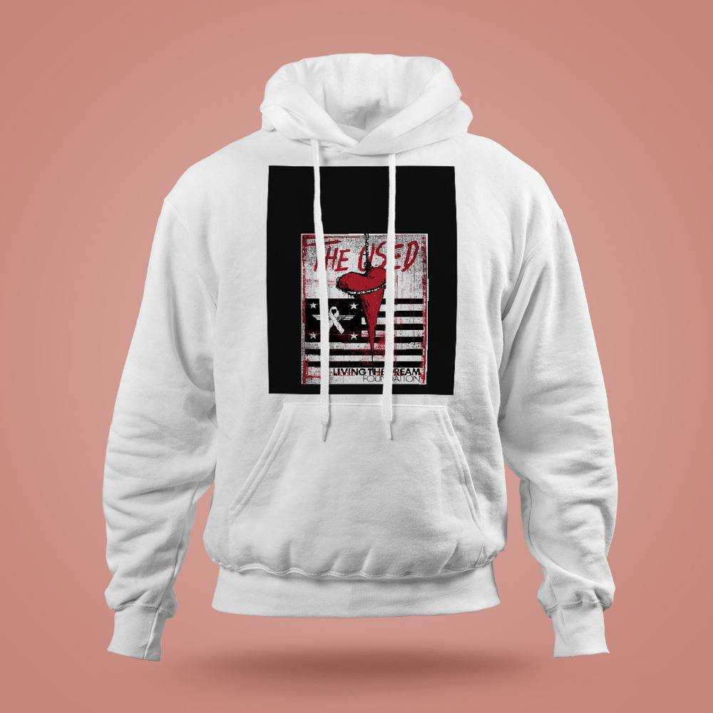 The used band discount hoodie