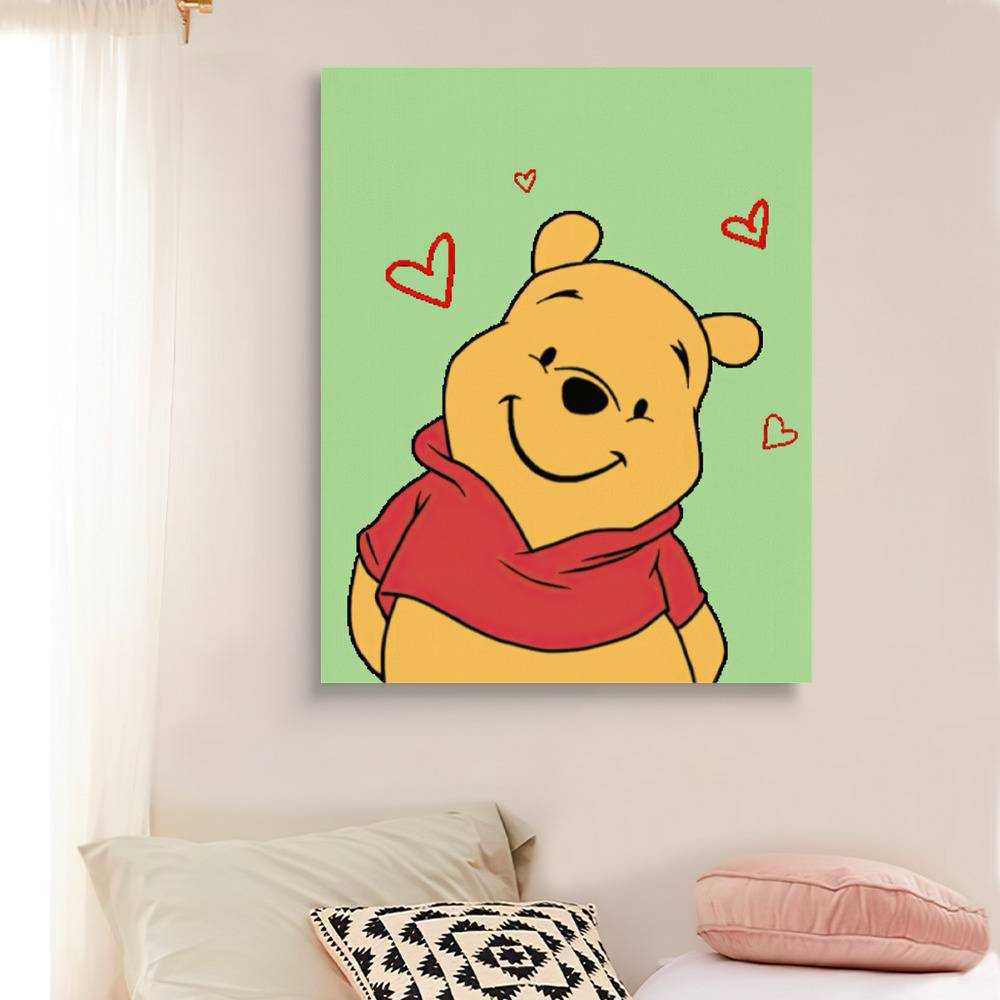 Disney Winnie the Pooh Pillow Cover. Disney Home Decor, Canvas