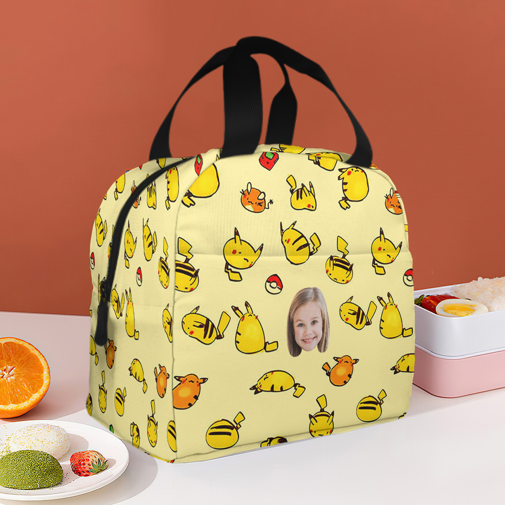 Pokémon Lunch Box With Pikachu, Squirtle, Bulbasaur, Charmender For Kids &  Teens