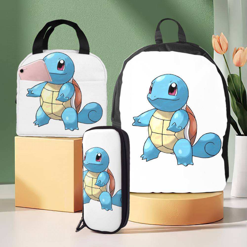 Pokemon Backpack with Lunch Box and with Pencil Box