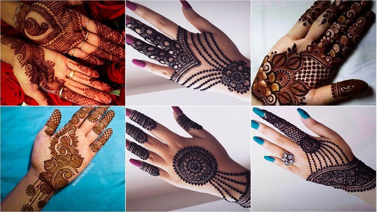 Arabic Jewellery Mehndi Designs