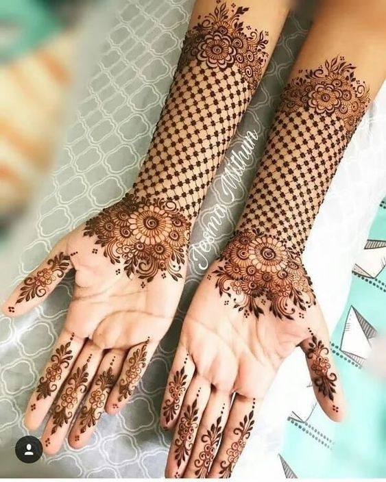 Simple Mehndi Designs For Wedding