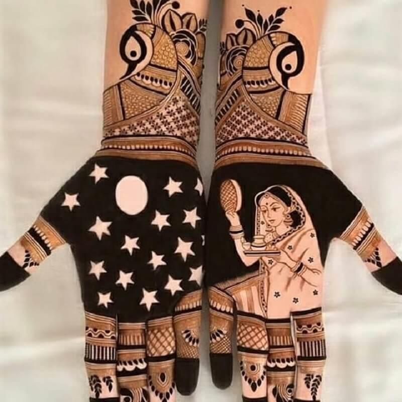 Arabic Mehndi Design, Unique Arabic Mehndi Designs