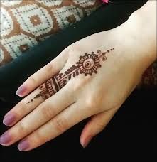 Finger Mehndi Design, Ring Finger Mehndi Design