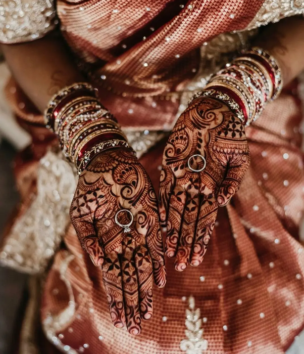 Brown Arabic Mehndi Design