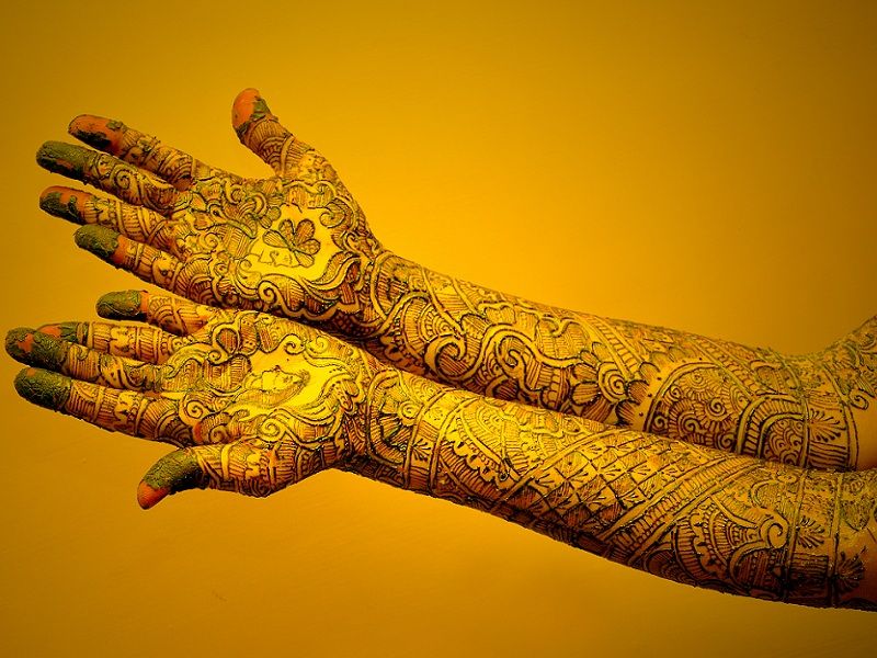 full hand mehndi design, simple full hand mehndi design