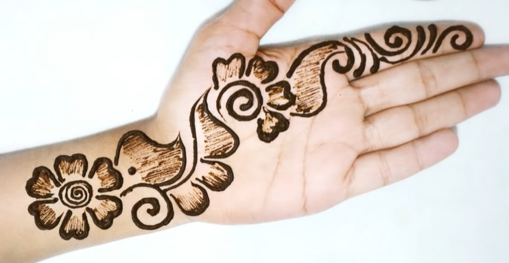 Easy Arabic Mehndi Design