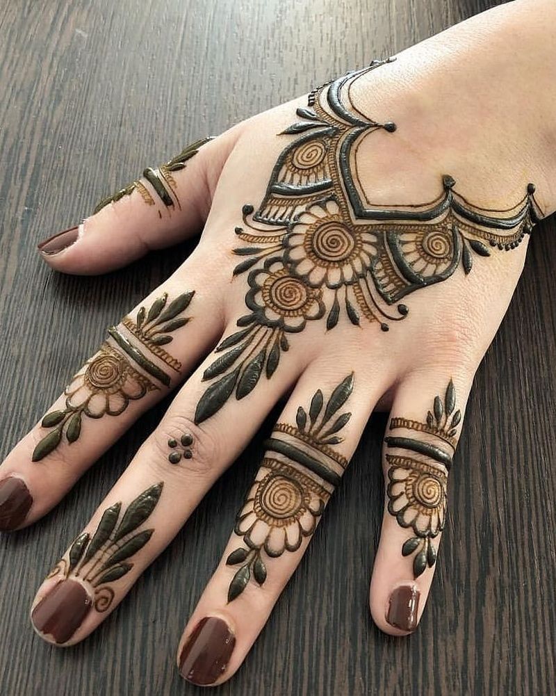 Simple Pakistani Mehndi Design