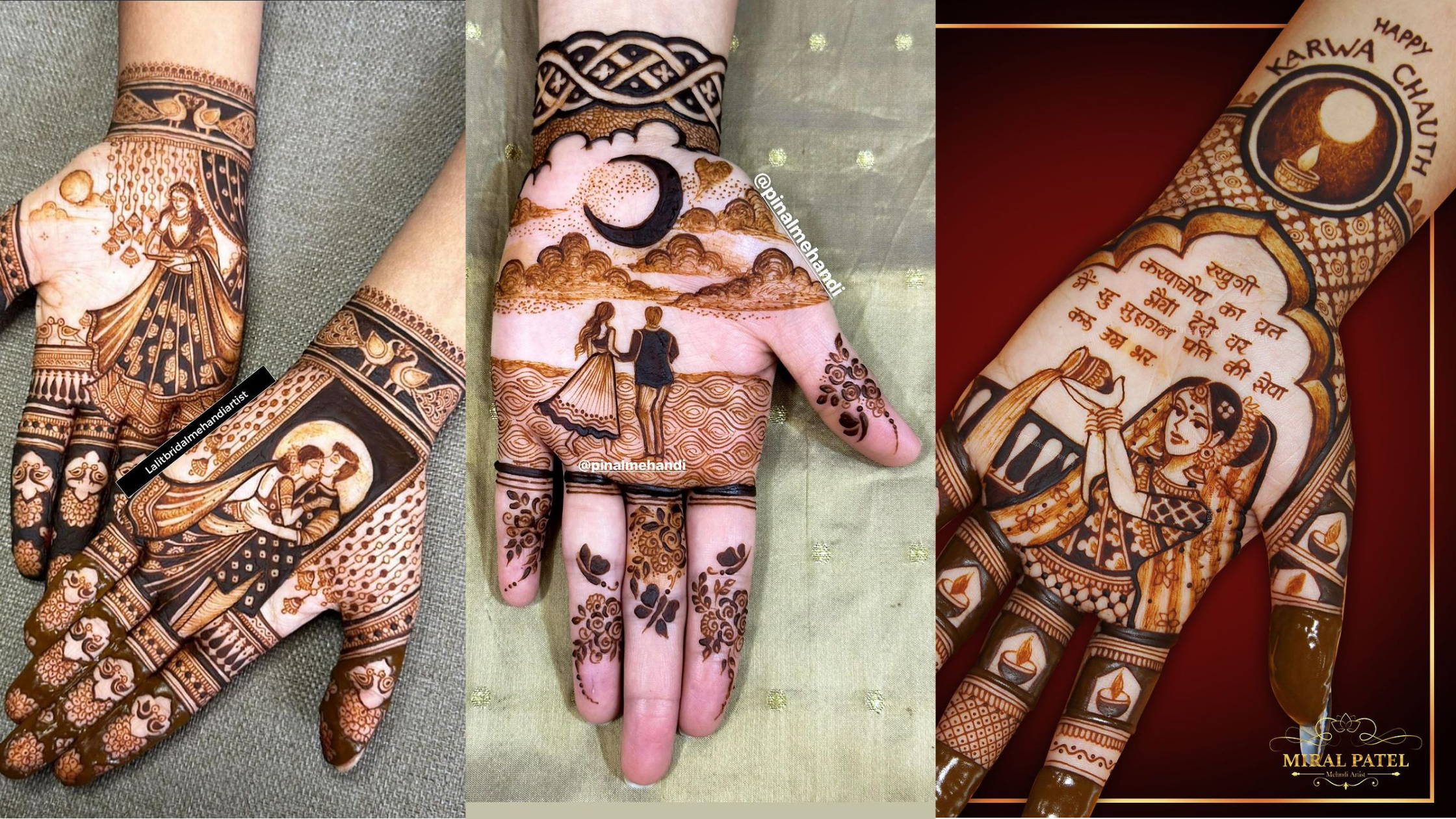 Arabic Mehndi Design For Karwa Chauth