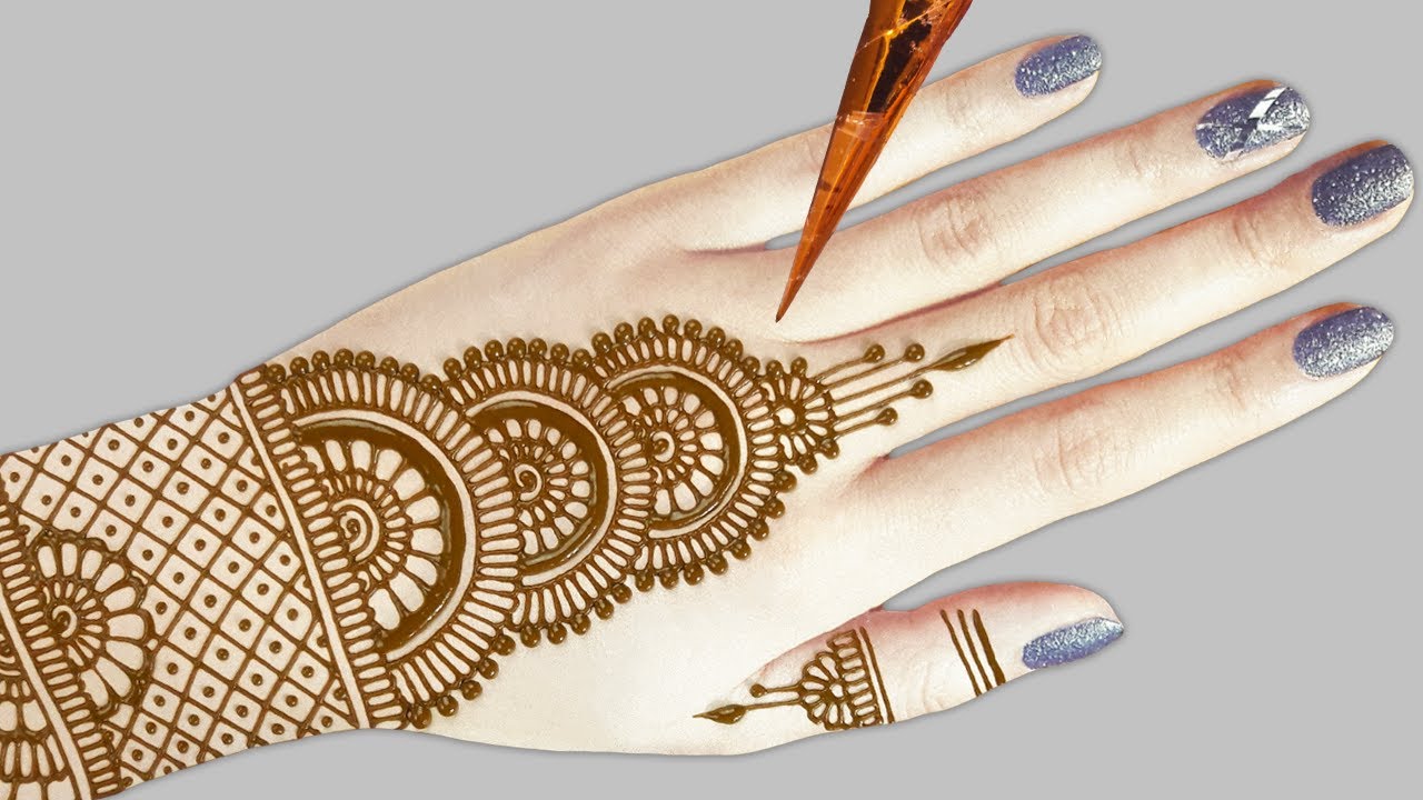 Marriage Mehndi Designs Simple