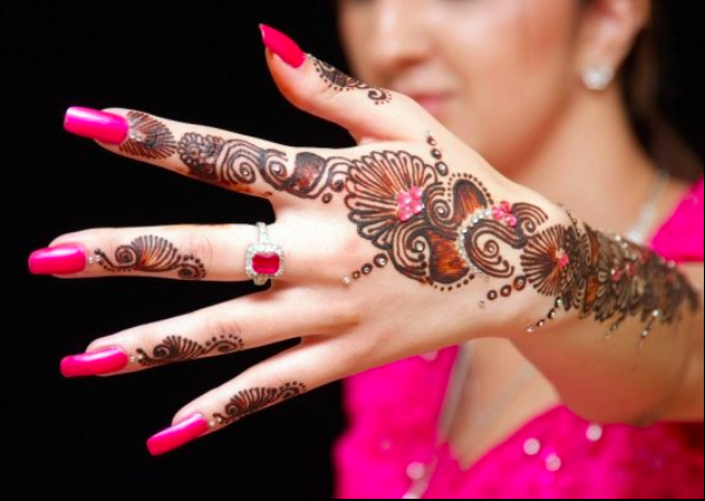 Arabic Jewellery Mehndi Designs