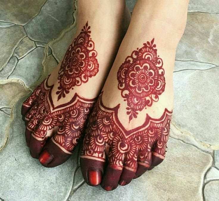 Foot Mehndi Design, Feet Mehndi Design 93
