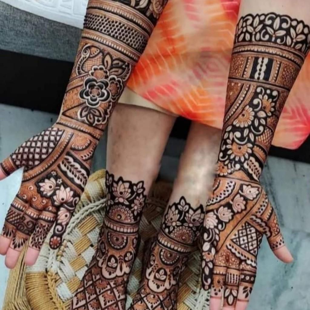 Bridal Mehndi Design, Bridal Simple Mehndi Design 126