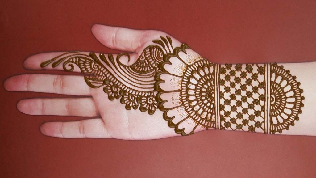 Back Hand Mehndi Design, Stylish Back Hand Mehndi Designs 159