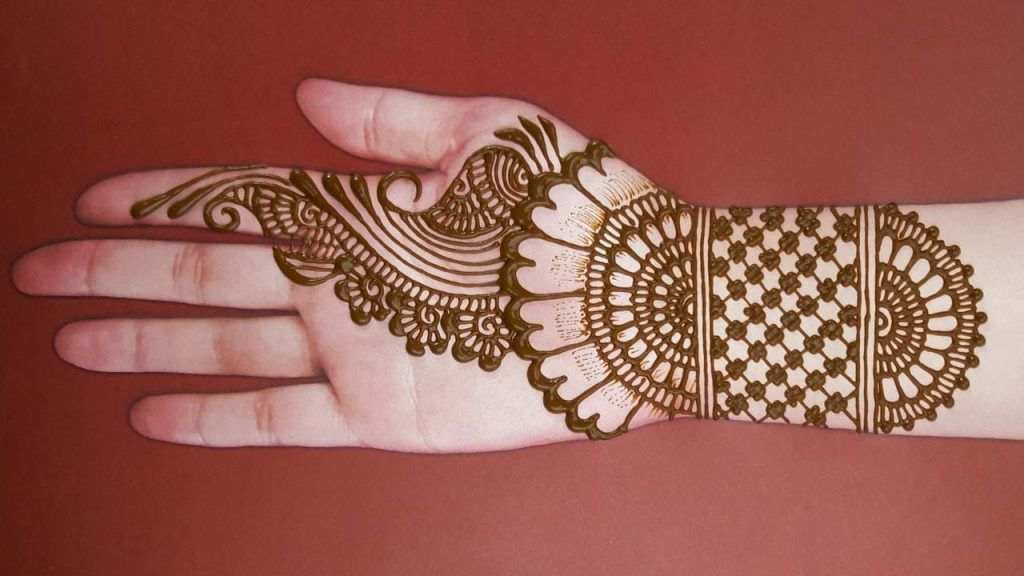 Back Hand Mehndi Design, Stylish Back Hand Mehndi Designs 159