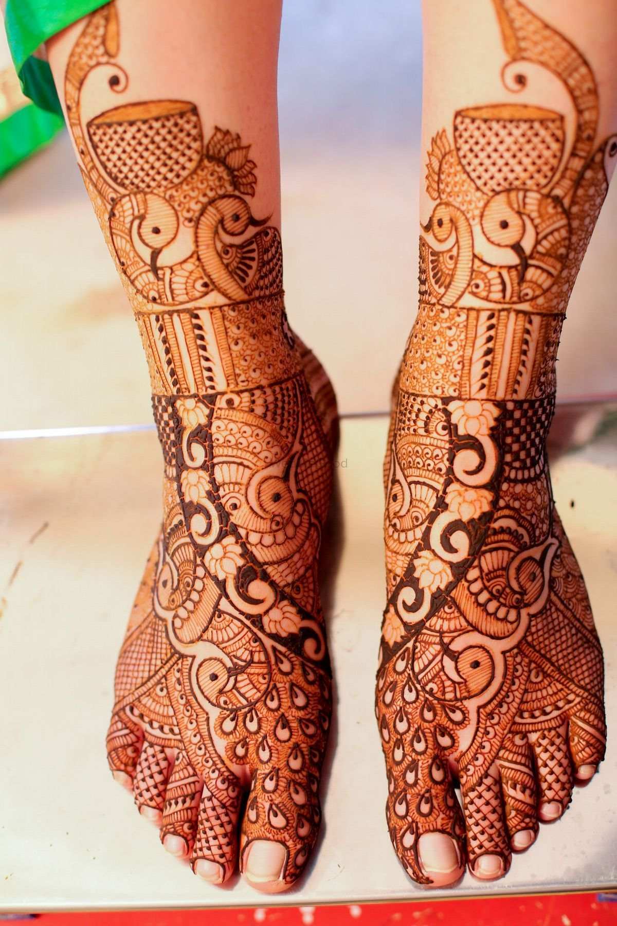 Leg Mehndi Design, Stylish Leg Mehndi Design 91