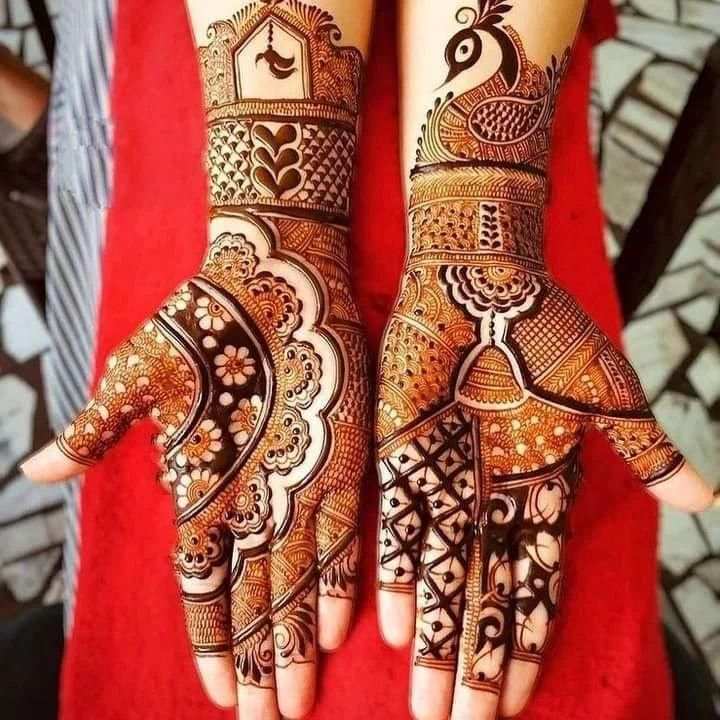 Full Hand Mehndi Design, Stylish Full Hand Mehndi Design 96
