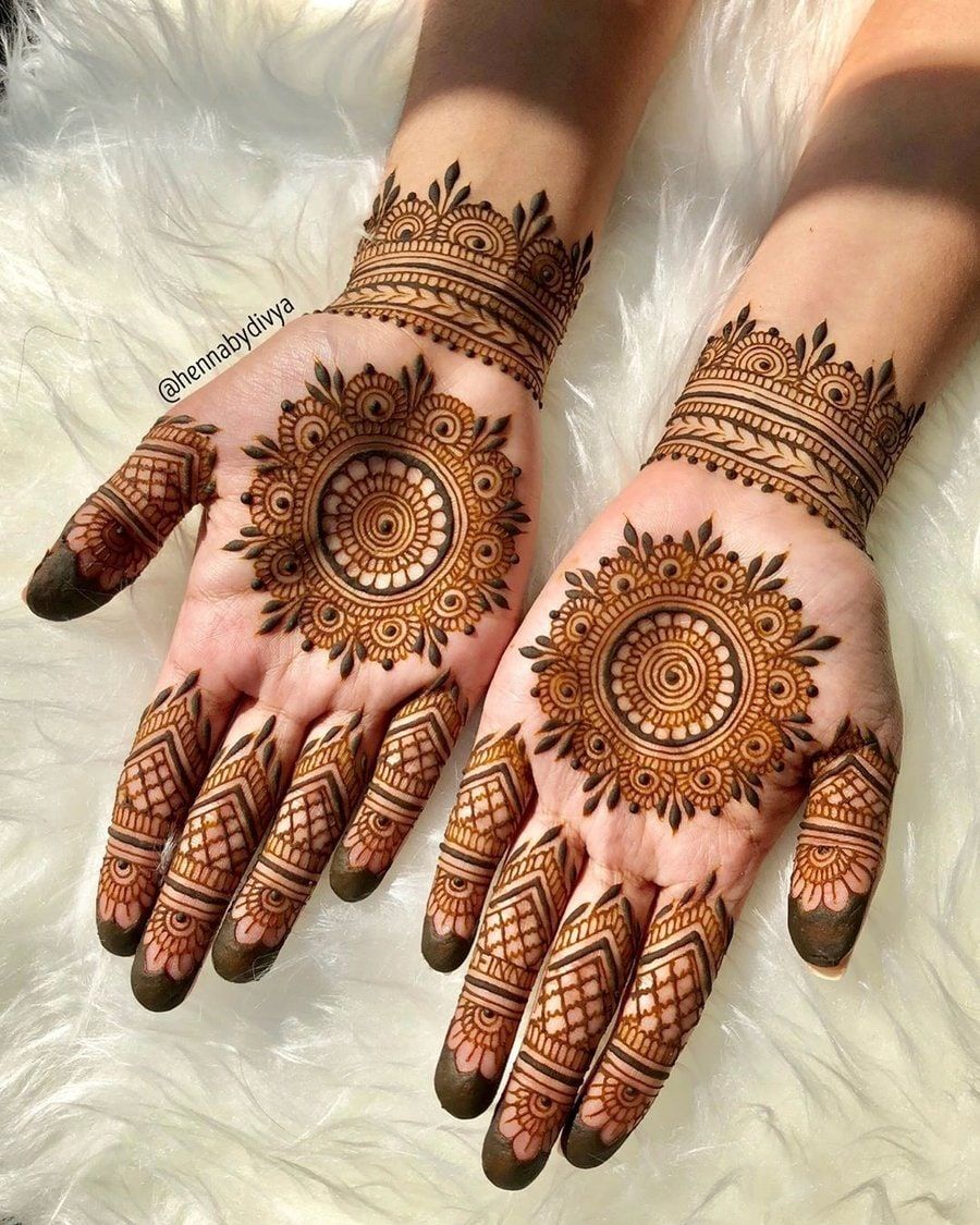 Bridal Mehndi Design, Bridal Simple Mehndi Design 102